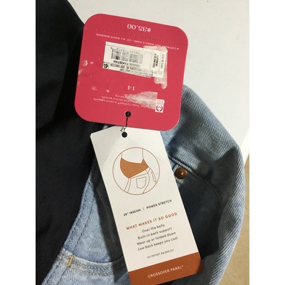 Isabel Maternity Boyfriend Jeans Size 14 NWT - Picture 6 of 9